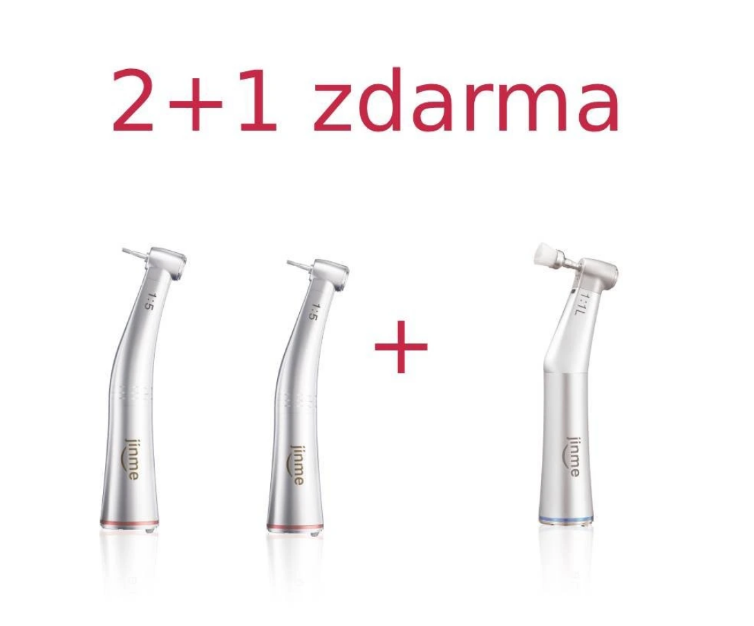 2x Jinme 1:5L Red Contra-Angle + 1:1 Blue FREE