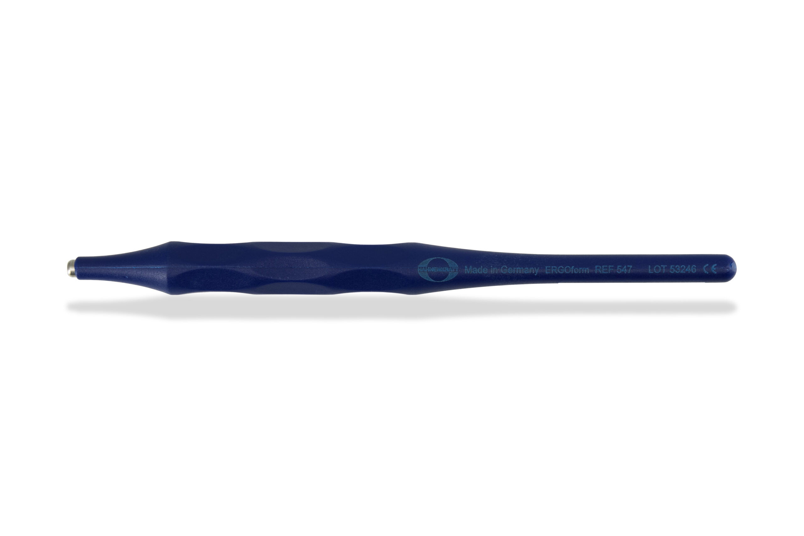 Hahnenkratt ERGOform Mirror Handle, Ocean Blue, SS Thread, 135 mm, 1 pc, 547